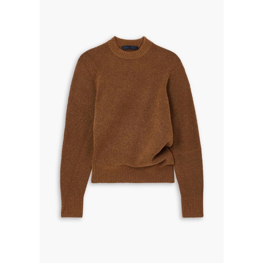 Proenza Schouler Asymmetrical Brown Sweater size XS